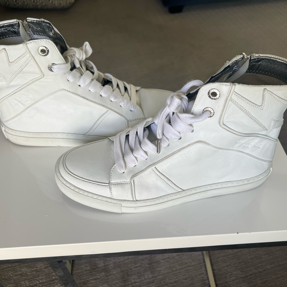 ZADIG AND VOLTAIRE HIGHTOP SNEAKERS - Picture 5 of 8